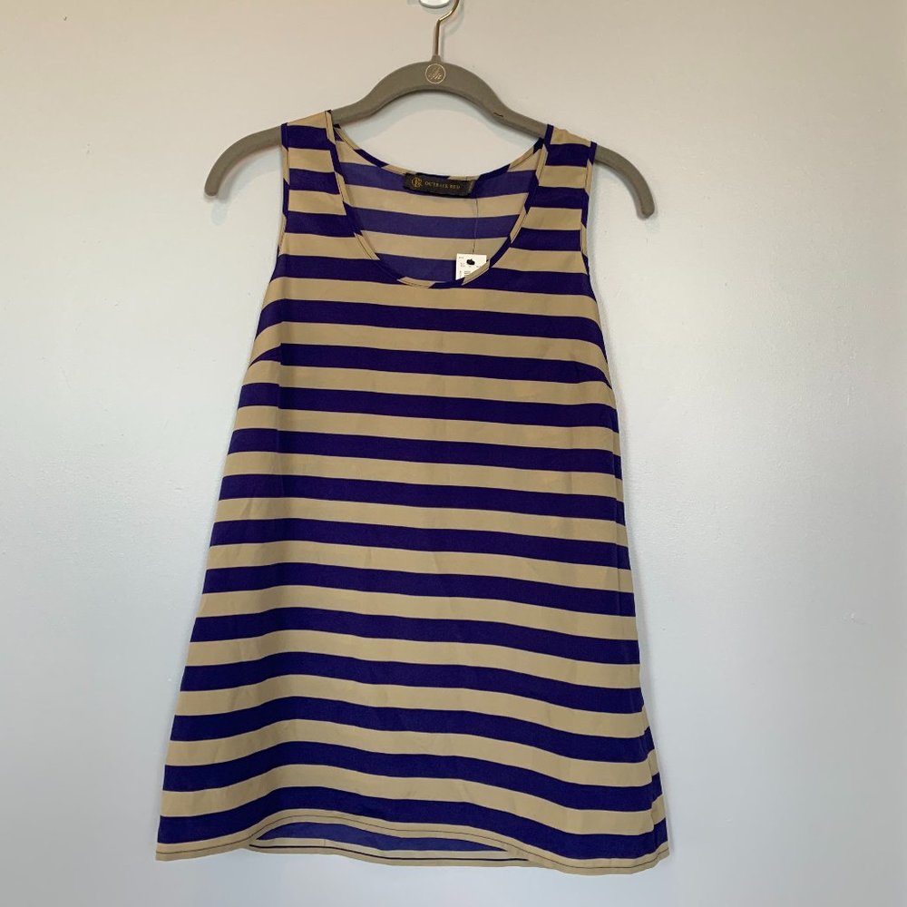 NWT Outback Red for The Limited Silky Tank Blouse